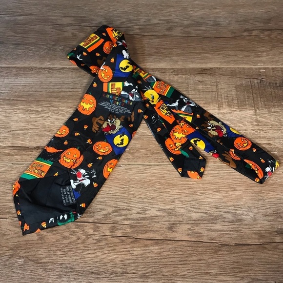 Warner Bros.‎ Looney Tunes Halloween Tweety Taz Tie 1996 - Picture 7 of 12